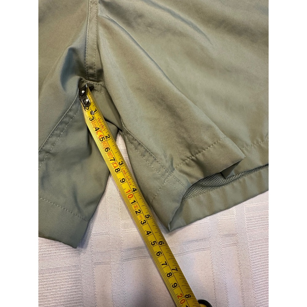 Nike Swim Trunks Mens Large Olive Green Mesh Lined 5 Inch Inseam Sporty Shorts - Picture 4 of 9